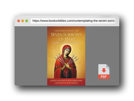 PDF Preview of the book Contemplating the Seven Sorrows of Mary: A Chaplet with St. Alphonsus Liguori