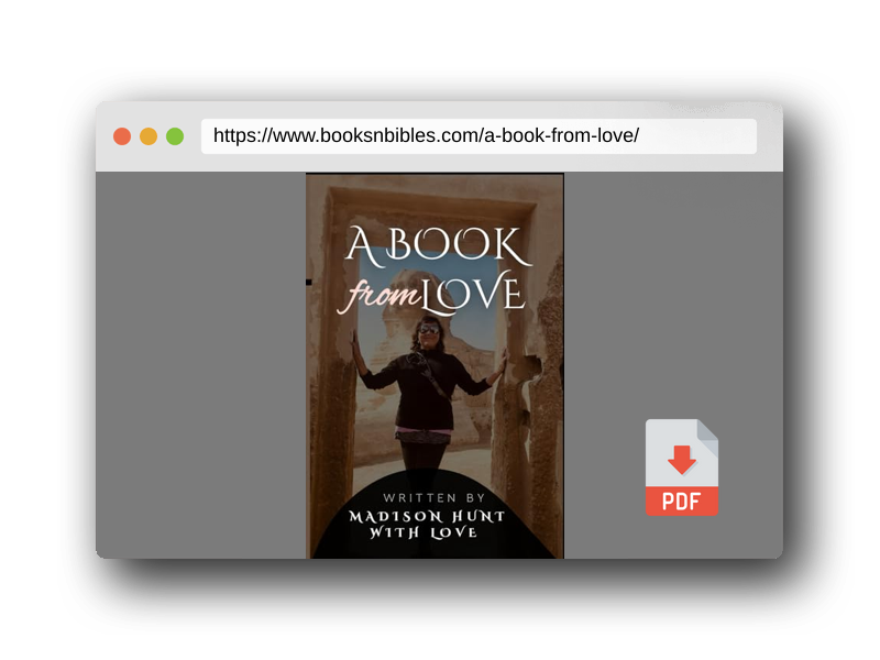 PDF Preview of the book A Book From Love