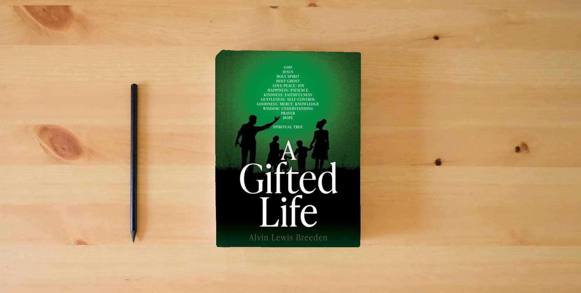 The book A Gifted Life is on the table