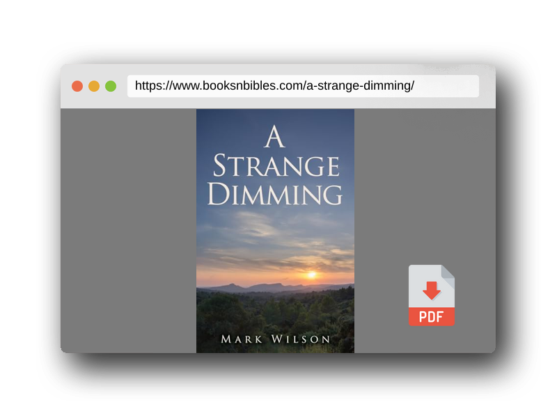 PDF Preview of the book A Strange Dimming