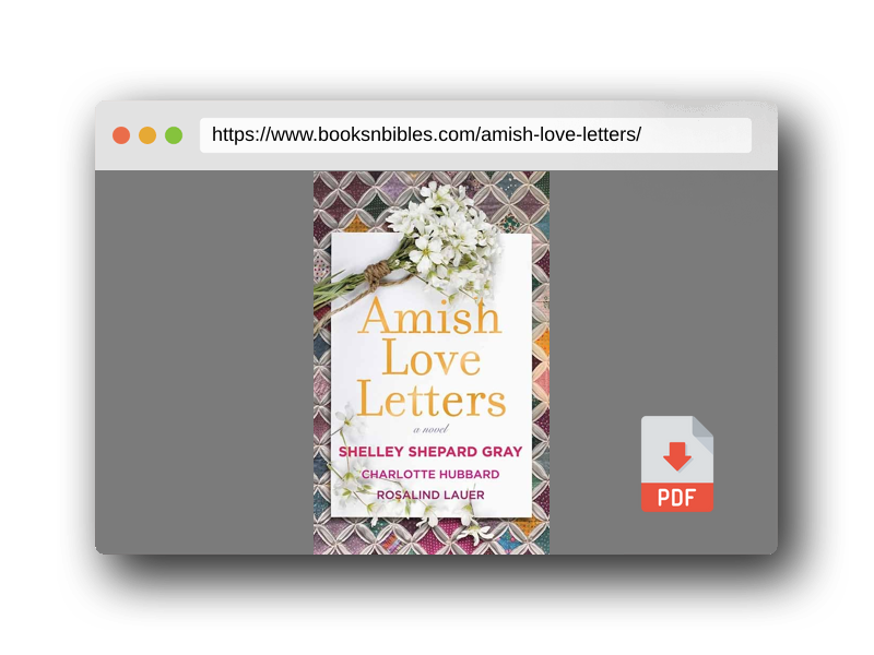 PDF Preview of the book Amish Love Letters