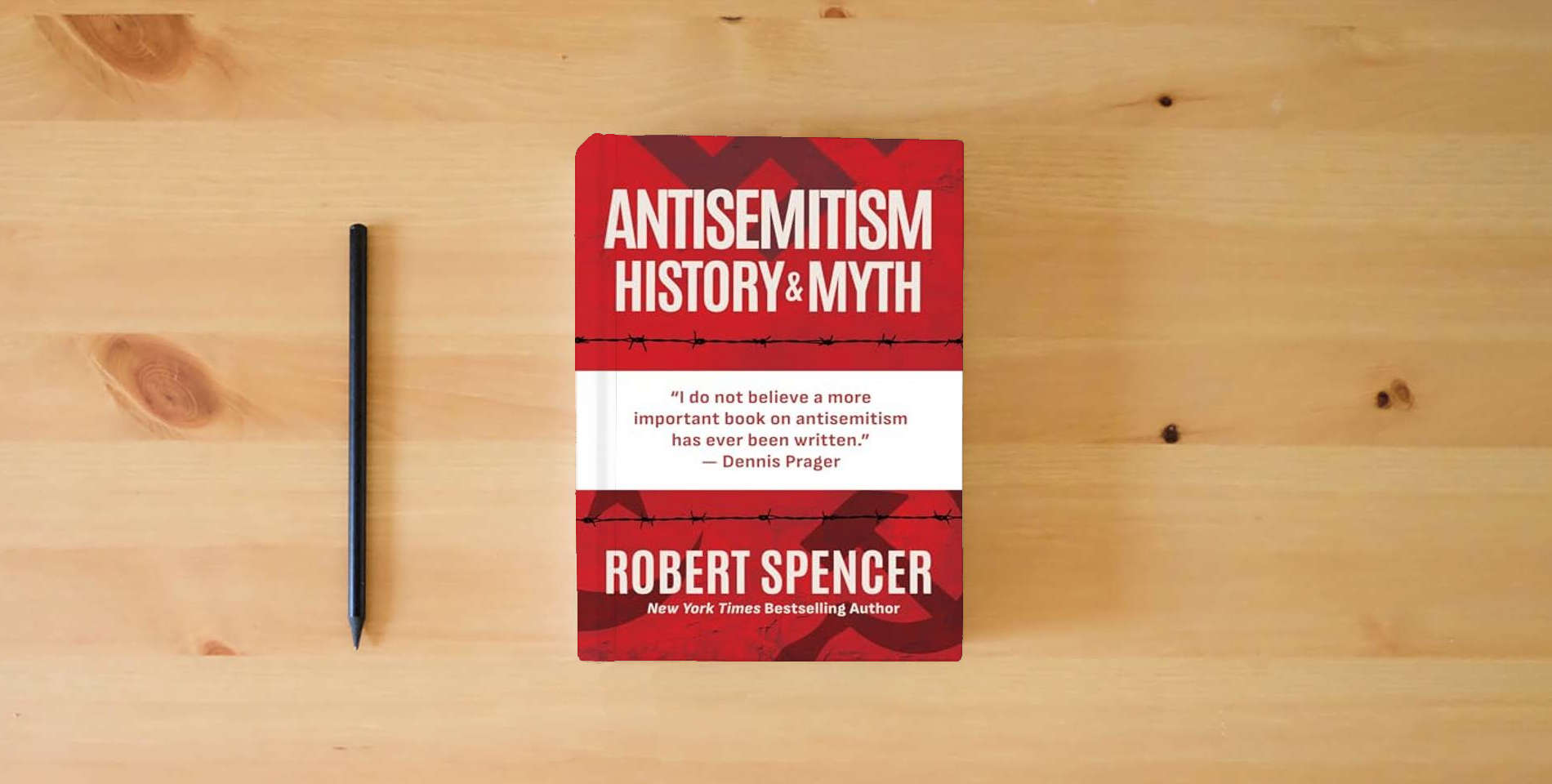 The book Antisemitism: History and Myth is on the table