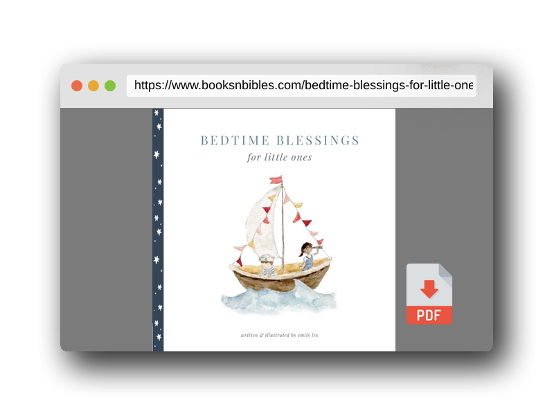 PDF Preview of the book Bedtime Blessings for Little Ones