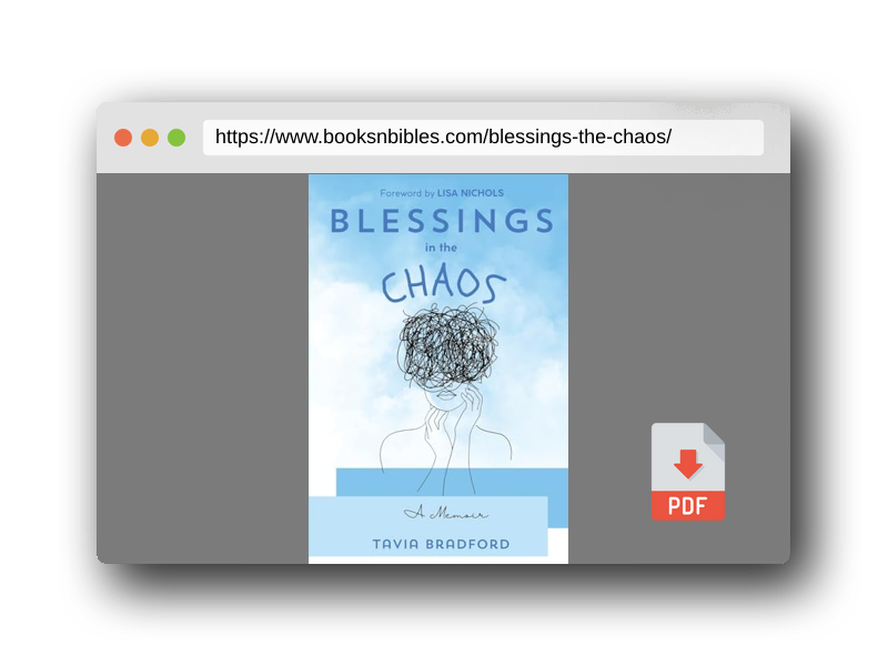 PDF Preview of the book Blessings In the Chaos