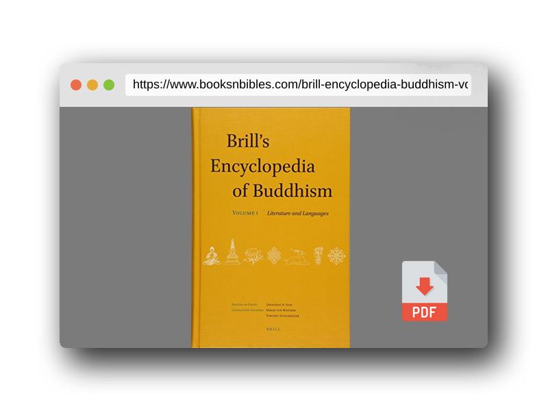 PDF Preview of the book Brill's Encyclopedia of Buddhism. Volume One: Literature and Languages (Handbook of Oriental Studies. Section 2 South Asia / Brill's)