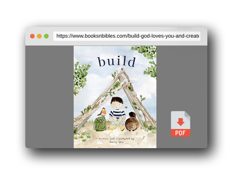 PDF Preview of the book Build: God Loves You and Created You to Build in Your Own Brilliant Way