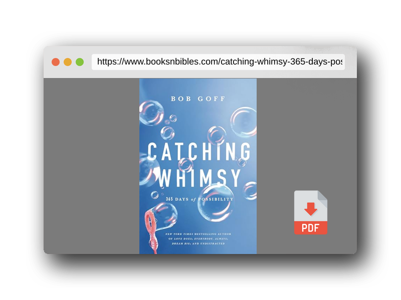 PDF Preview of the book Catching Whimsy: 365 Days of Possibility