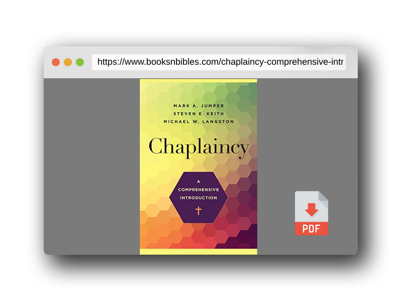 PDF Preview of the book Chaplaincy: A Comprehensive Introduction