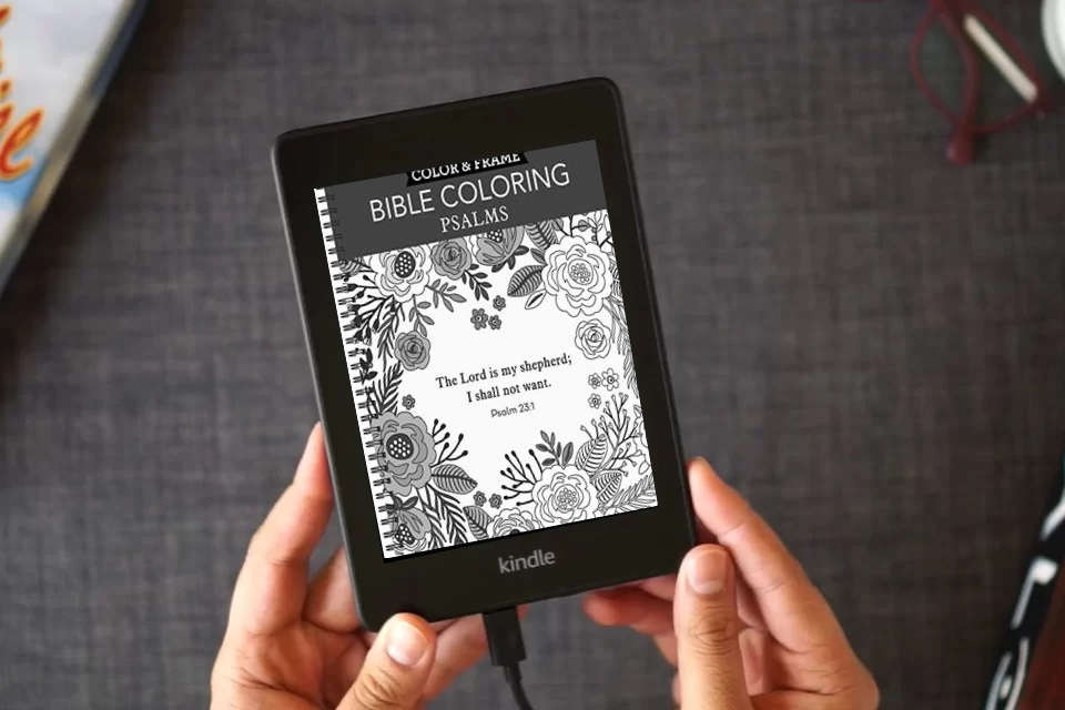 Read Online Color & Frame - Bible Coloring: Psalms: 63 Coloring Pages with Bible Verses | Christian Devotional Book Gift for Women, Adults, Teens & Faith-Based Relaxation | Perforated, Spiral Bound as a Kindle eBook