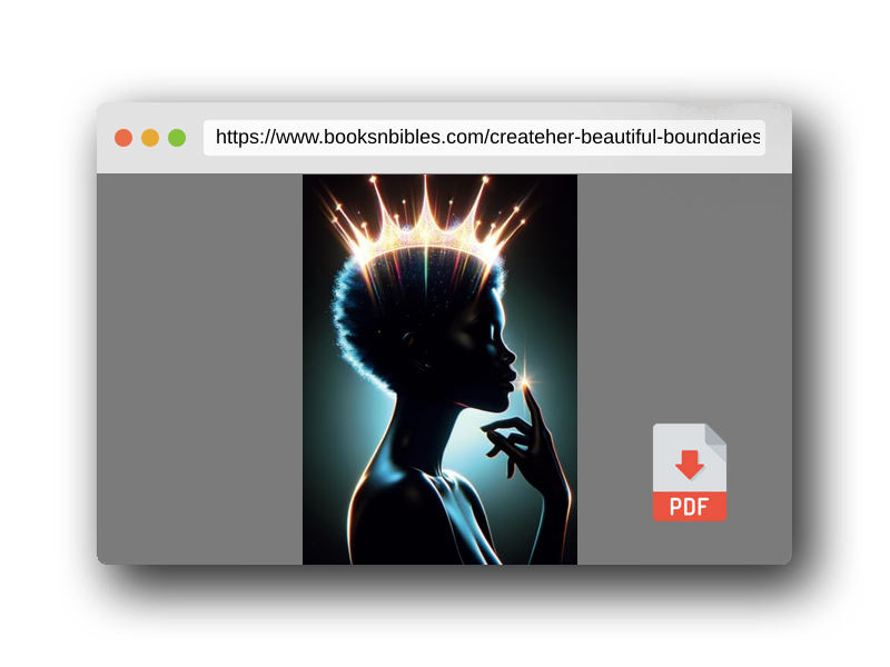 PDF Preview of the book CreateHER of Beautiful Boundaries Guided Journal For Christian Women