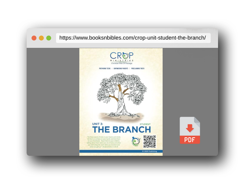 PDF Preview of the book CROP Unit 3: Student: The Branch