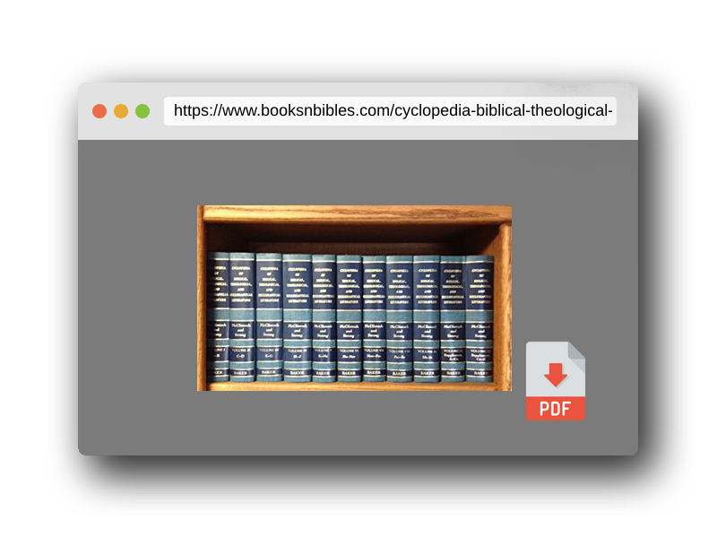 PDF Preview of the book Cyclopedia of Biblical, Theological, and Ecclesiastical Literature : 12 Volumes