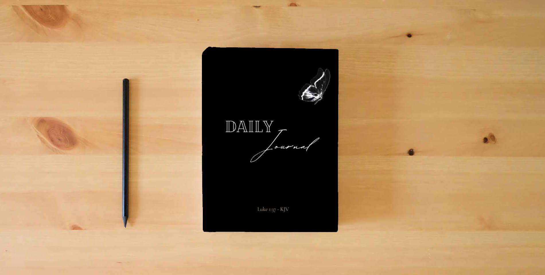 The book Daily Journal is on the table