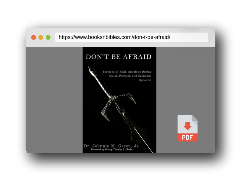 PDF Preview of the book Don't Be Afraid