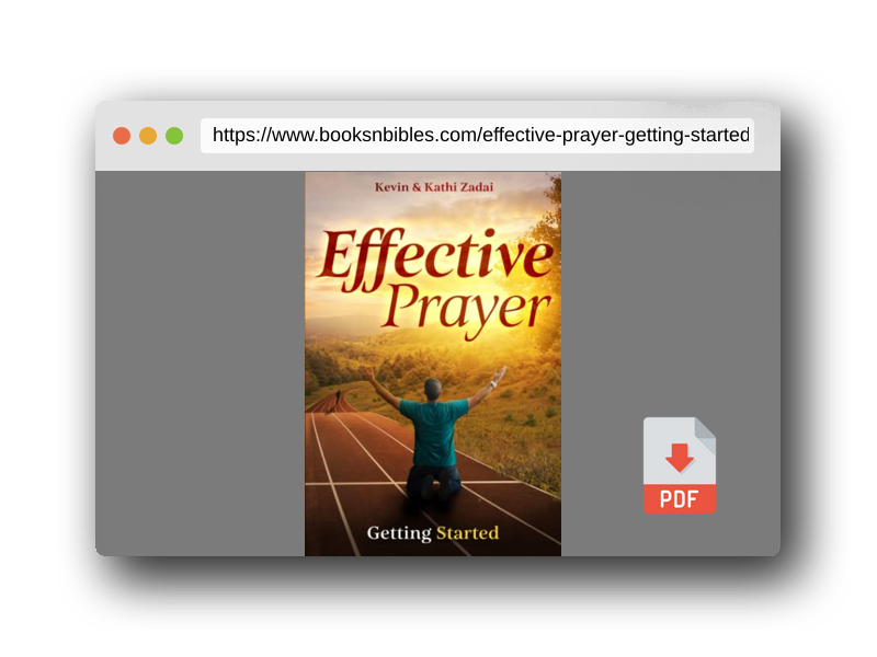 PDF Preview of the book Effective Prayer: Getting Started