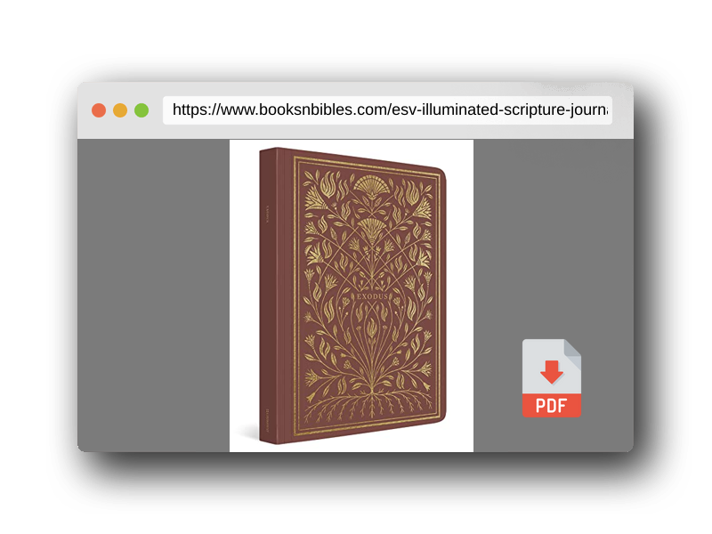 PDF Preview of the book ESV Illuminated Scripture Journal: Exodus