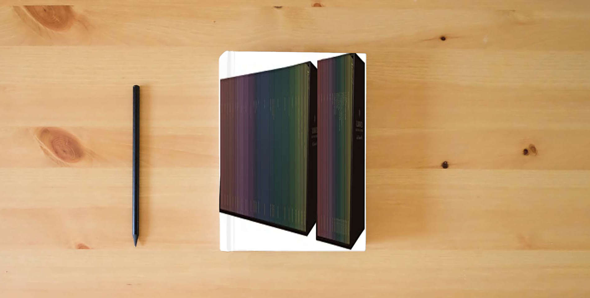 The book ESV Illuminated Scripture Journal: Old and New Testament Sets is on the table