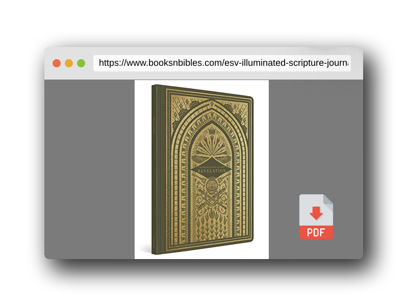 PDF Preview of the book ESV Illuminated Scripture Journal: Revelation
