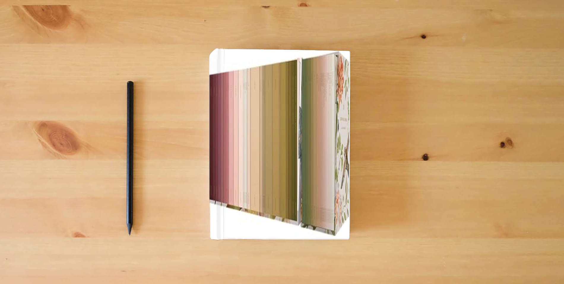 The book ESV Scripture Journal: Old and New Testament Sets (Artwork by Ruth Chou Simons) (Paperback) is on the table