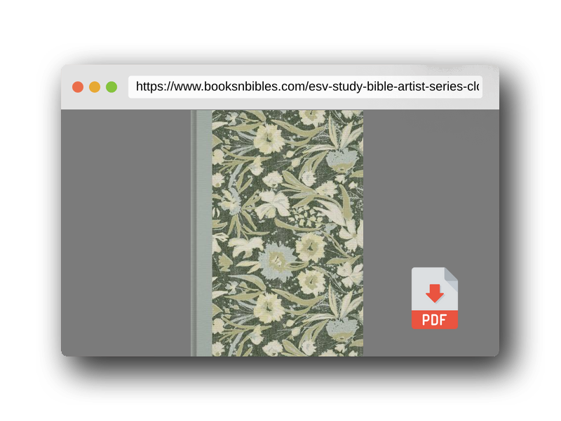 PDF Preview of the book ESV Study Bible, Artist Series (Cloth over Board, Lulie Wallace, Martha)