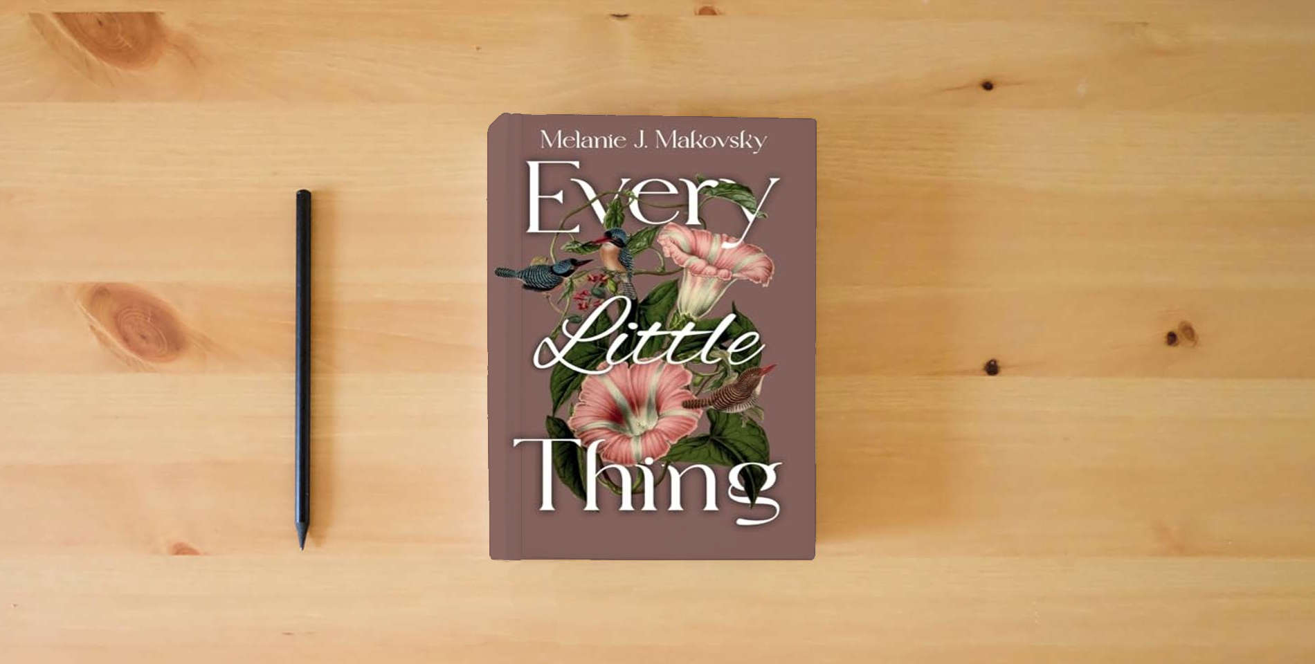 The book Every Little Thing: a memoir is on the table