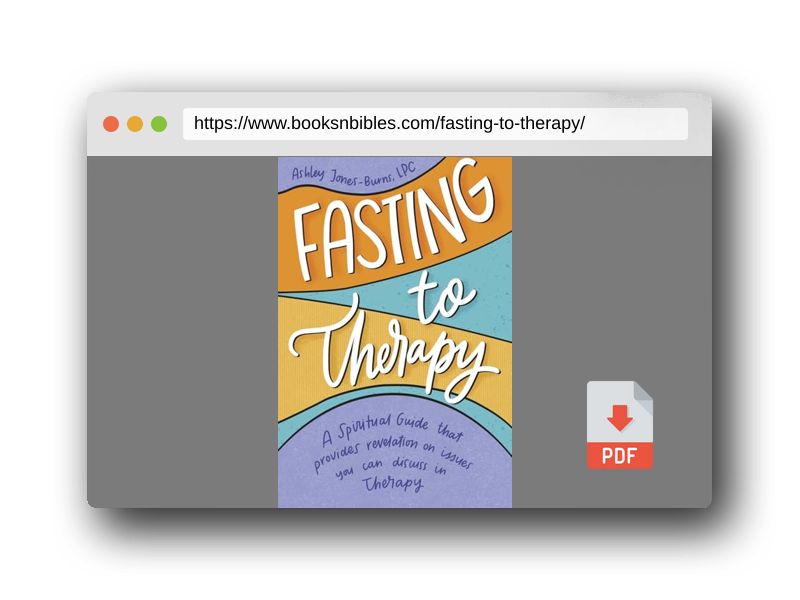 PDF Preview of the book Fasting to Therapy