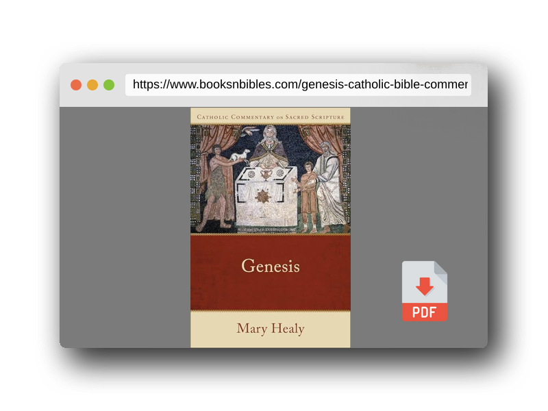 PDF Preview of the book Genesis: (A Catholic Bible Commentary on the Old Testament by Trusted Catholic Biblical Scholars - CCSS) (Catholic Commentary on Sacred Scripture)