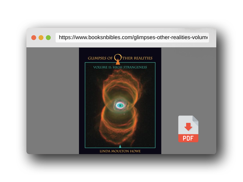 PDF Preview of the book Glimpses of Other Realities: Volume II: High Strangeness
