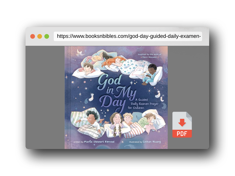 PDF Preview of the book God in My Day: A Guided Daily Examen Prayer for Children