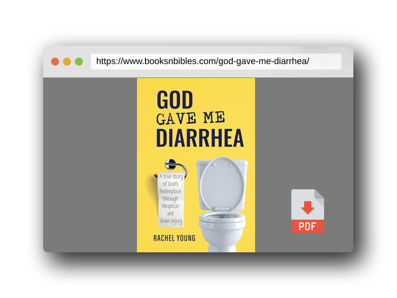 PDF Preview of the book God Gave Me Diarrhea