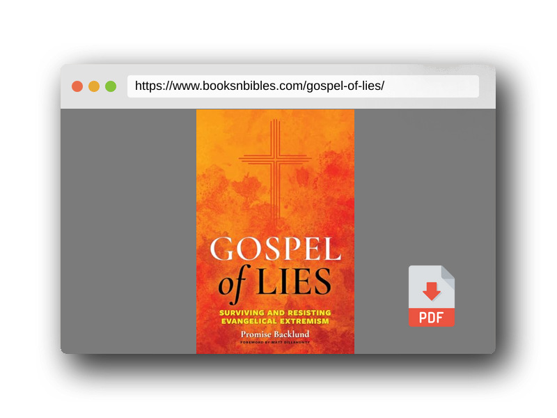 PDF Preview of the book Gospel of Lies