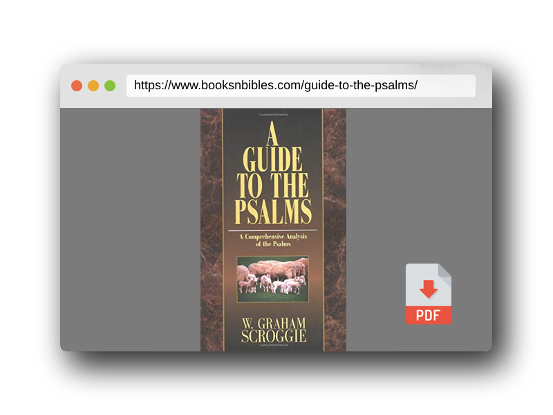 PDF Preview of the book A Guide to the Psalms