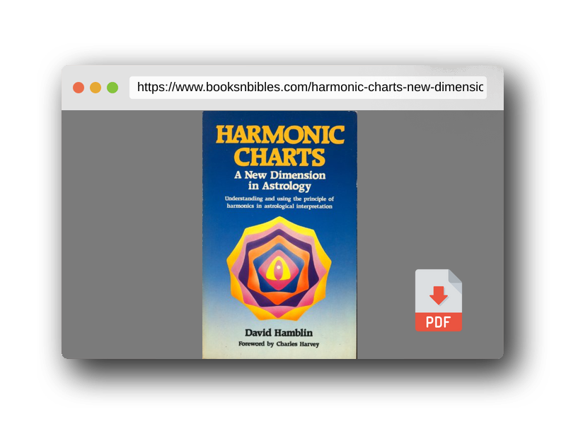 PDF Preview of the book Harmonic Charts: A New Dimension in Astrology