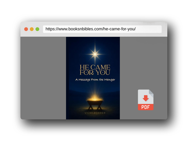 PDF Preview of the book HE CAME FOR YOU
