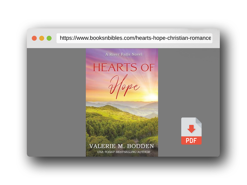 PDF Preview of the book Hearts of Hope: A Christian Romance (River Falls)