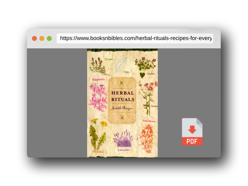 PDF Preview of the book Herbal Rituals: Recipes for Everyday Living