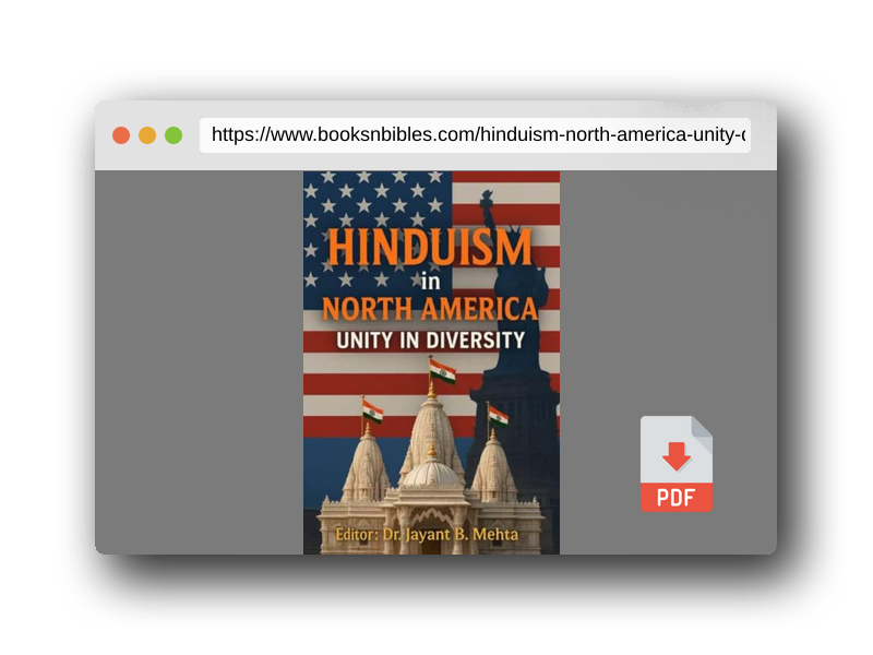 PDF Preview of the book Hinduism In North America: Unity in Diversity