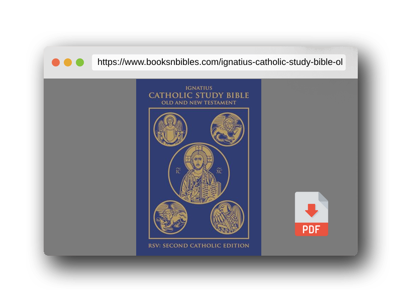 PDF Preview of the book Ignatius Catholic Study Bible: Old and New Testaments
