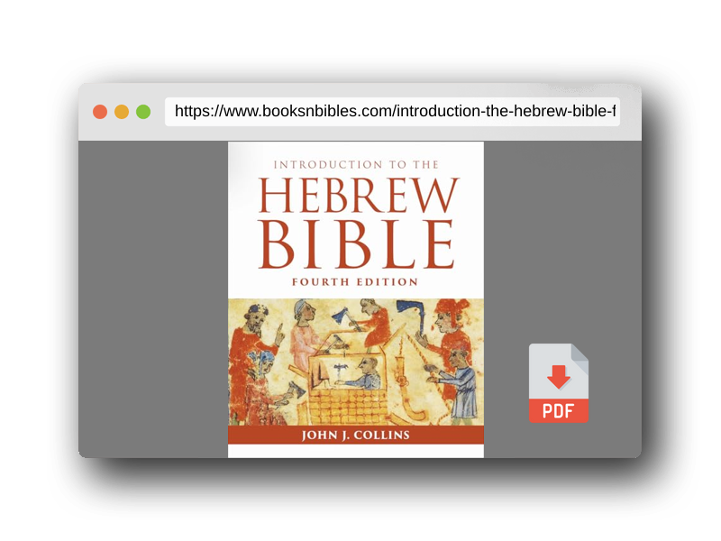 PDF Preview of the book Introduction to the Hebrew Bible: Fourth Edition
