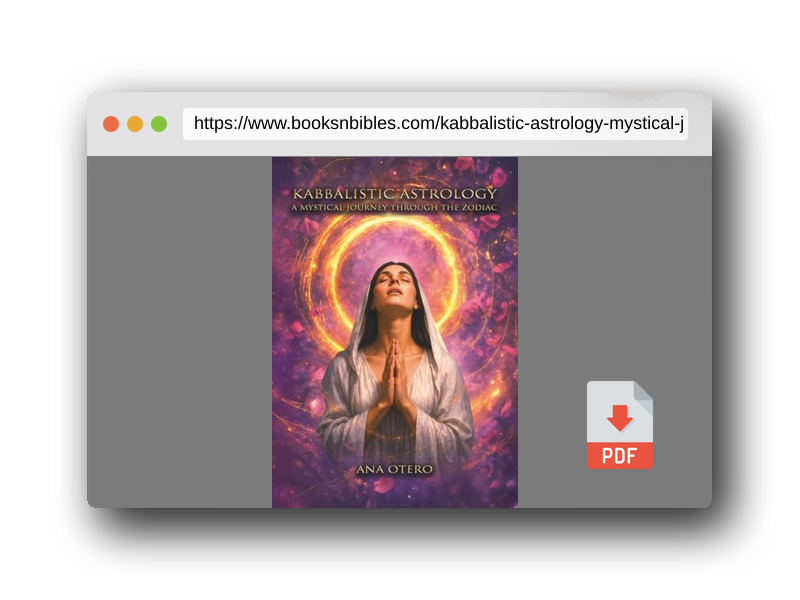 PDF Preview of the book Kabbalistic Astrology: A Mystical Journey Through the Zodiac