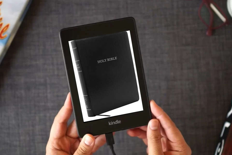 Read Online KJV Holy Bible, Giant Print Center-Column Reference Bible, Black Leather-look, 53,000 Cross References, Red Letter, Comfort Print: King James Version as a Kindle eBook