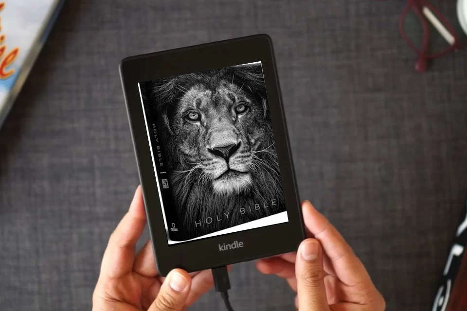 Read Online KJV Holy Bible, Large Print, Handy Size format, Hardcover, Lion of Judah, Ribbon Marker, and Red Letter as a Kindle eBook