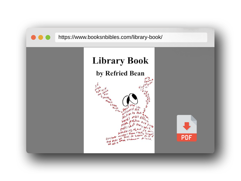 PDF Preview of the book Library Book