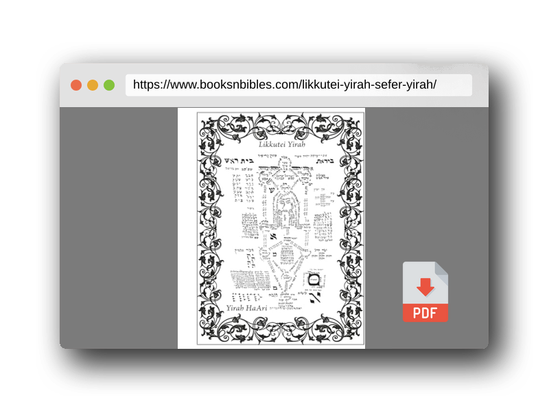 PDF Preview of the book Likkutei Yirah: Sefer Yirah 9