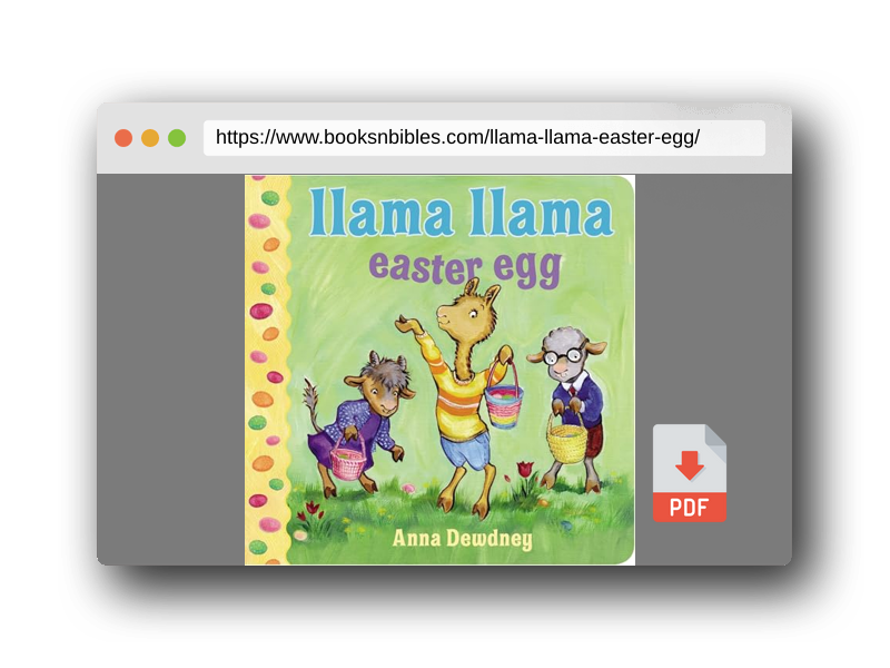 PDF Preview of the book Llama Llama Easter Egg