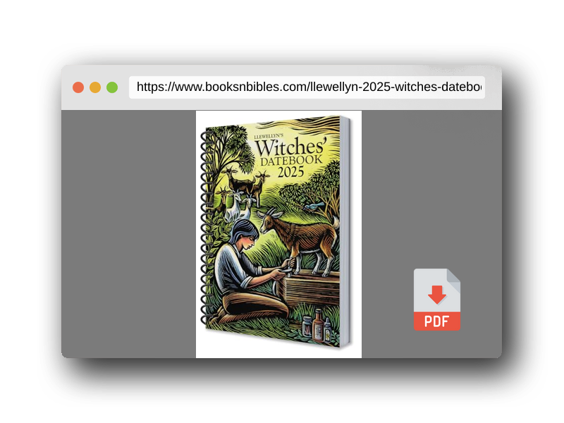 PDF Preview of the book Llewellyn's 2025 Witches' Datebook (Llewellyn's 2025 Calendars, Almanacs & Datebooks, 17)