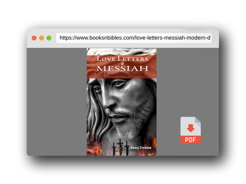 PDF Preview of the book Love Letters to Messiah: Modern Day Psalms