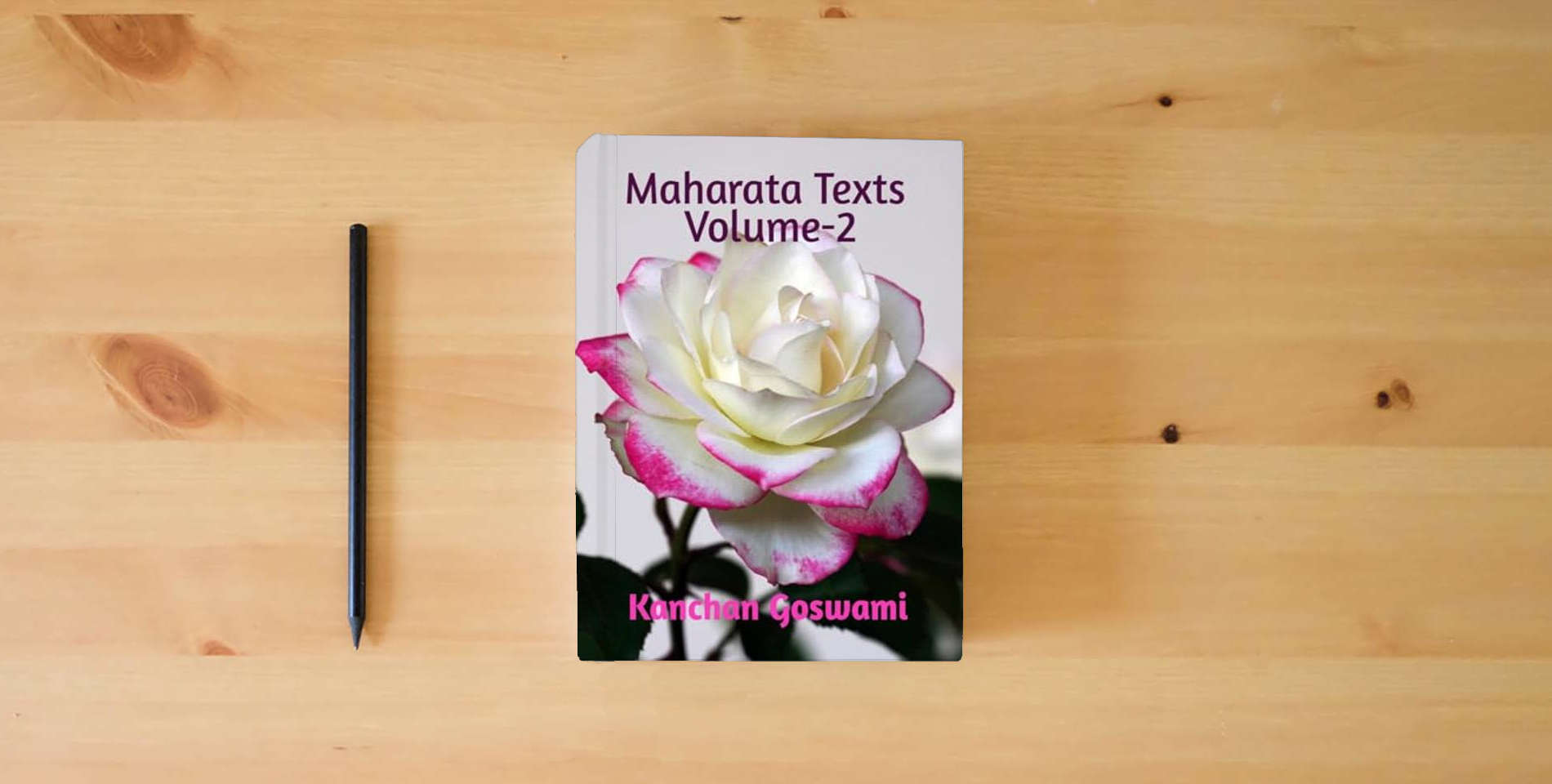 The book Maharata Texts Volume-2: [The Inner Christos Dispensations] is on the table