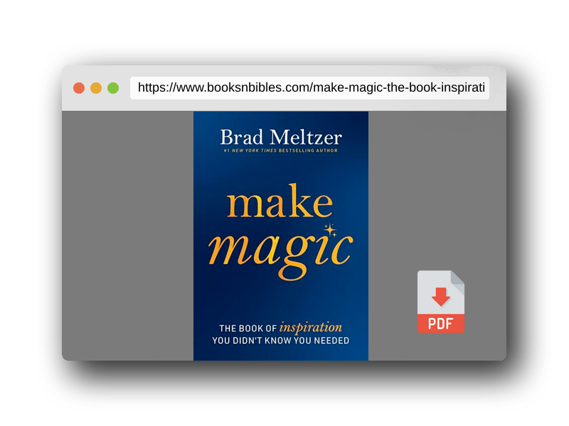 PDF Preview of the book Make Magic: The Book of Inspiration You Didn't Know You Needed