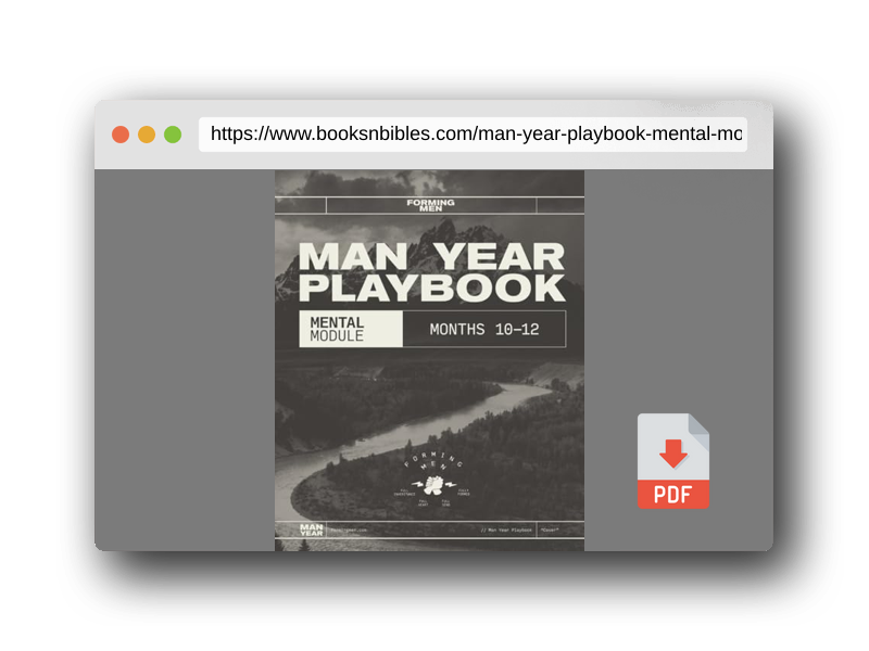 PDF Preview of the book Man Year Playbook: Mental Module